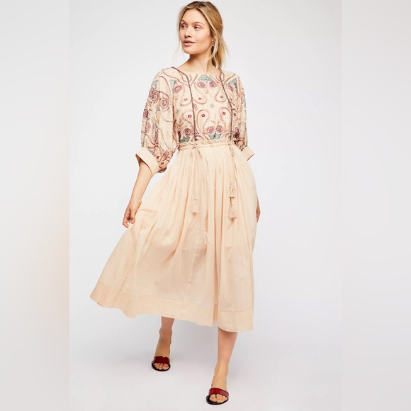 NWOT Free People Mesa Midi Dress - Picture 13 of 16